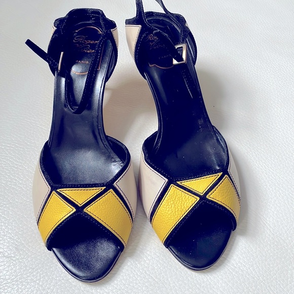 Roger Vivier color block sandals - Picture 1 of 8